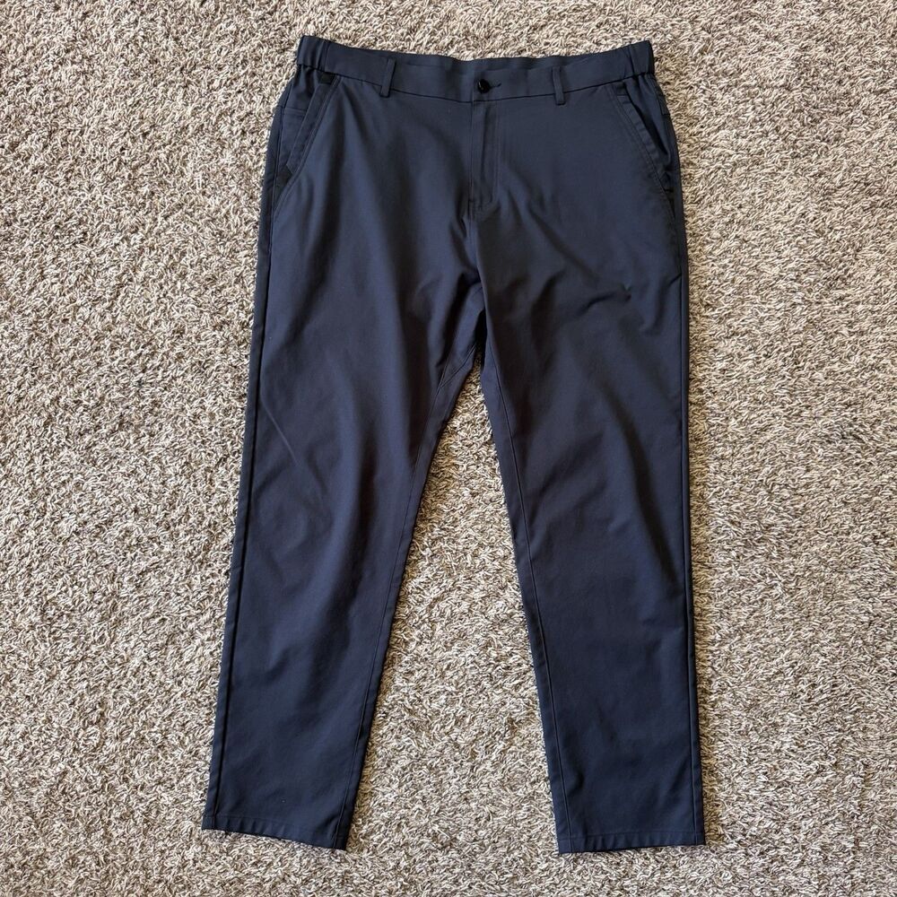 Jack Archer Pants Mens 35x30 Space Black Performance Stretch Jetsetter Chino
